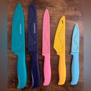 Faberware Sheathed Kitchen Knife Set Multicolor